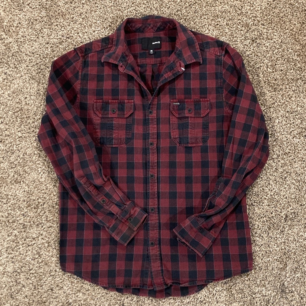 HURLEY Men’s Size Medium Button Down